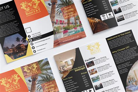 hotel brochure design  behance