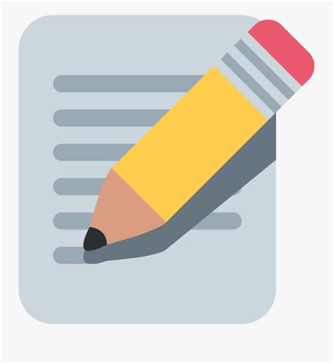 write   paper  pencil icon png  transparent clipart