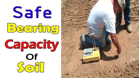 safe bearing capacity  soil bearing capacity  soil youtube