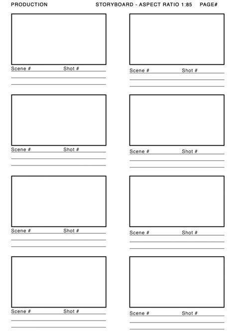 storyboard template scaled   printable