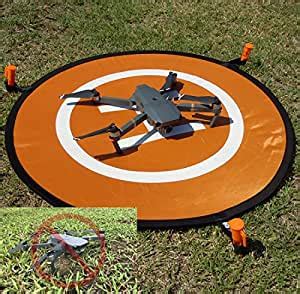 amazoncom portable drone landing pad  night led fast fold rc quadcopter helicopter launch