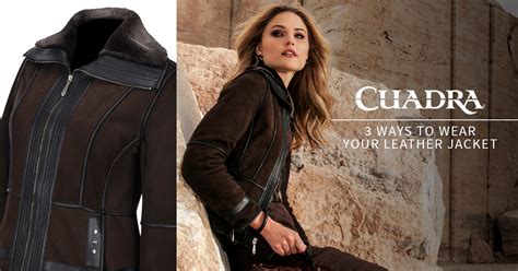 ways  wear  leather jacket blog cuadra