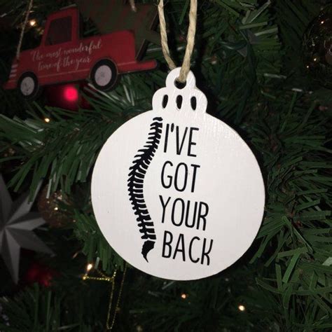 Chiropractor Ornament I Ve Got Your Back Christmas Ornament