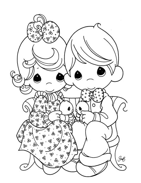 pin  precious moments coloring pages