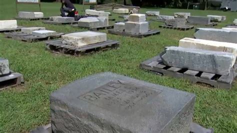 historic african american gravestones once dumped in potomac river