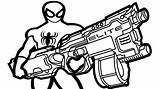 Nerf Spider Ausmalbilder Spiderman Kolorowanki Colorare Armi Pistola Coloringpagesfortoddlers Kolorowanka Blaster Pobierz Dla Druku Sniper Lanciafiamme Fortnite sketch template