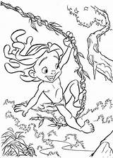 Tarzan Coloring Pages Fun Kids sketch template