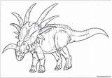 Coloring Pages Dilophosaurus Styracosaurus Dinosaur Sketch Jurassic Hybrid Color Print Getdrawings Drawing Dinosaurs Getcolorings Coloringpagesonly Park Template sketch template