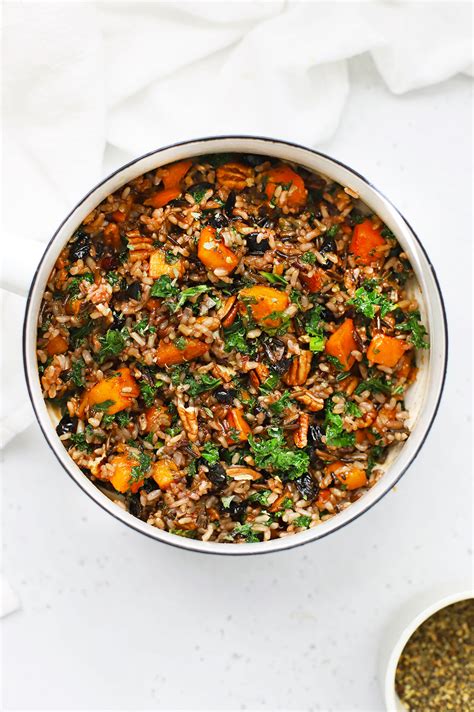 Wild Rice Pilaf With Butternut Squash • One Lovely Life