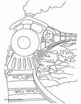 Coloring Train Car Pages Caboose Getcolorings sketch template