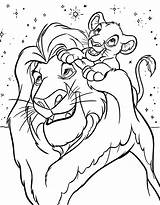 Simba Coloring Pages Printable Colouring Kids Lion King Disney Sheet Crayola Baby sketch template