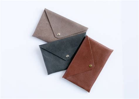 leather envelope clutch envelope wallet leather cash