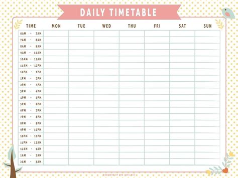 pin  leticia santos  bla bla bla   study schedule template