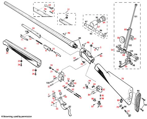 browning  high wall schematics gun parts home brownells australia