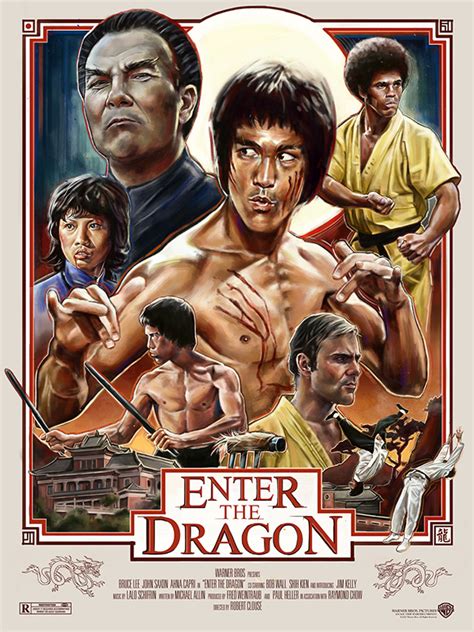 enter  dragon film poster behance