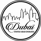 Emirates Arab Coloring United Dubai Template sketch template