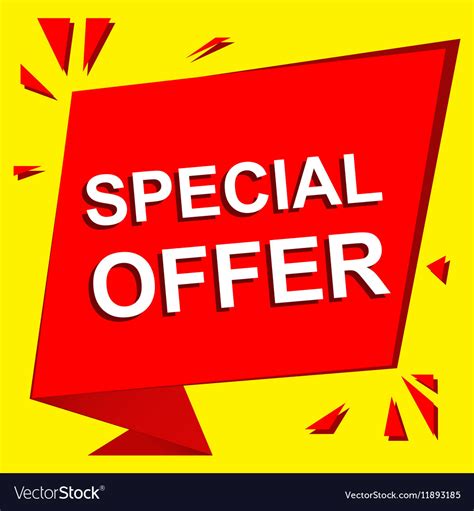sale poster  special offer sale text vector image