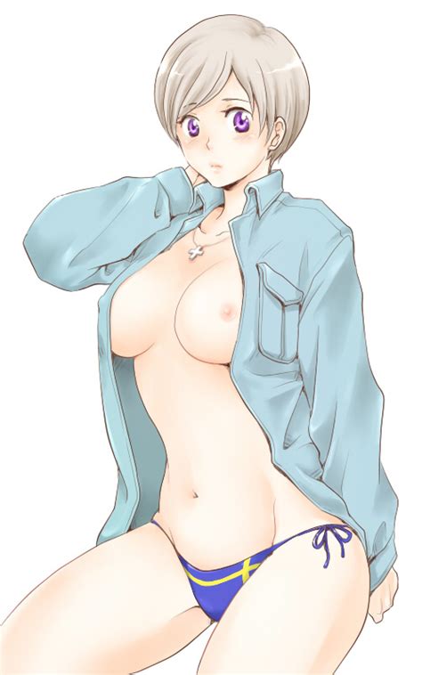 rule 34 axis powers hetalia blonde hair blush breasts