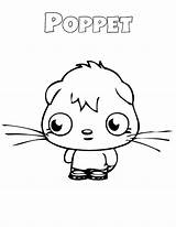 Moshi Sad Poppet Monster Coloring Pages Look sketch template