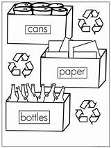 Recycling Coloring Pages Printable Coloring4free Sorting Educational Color Kids 1804 Rubbish Online Related Posts sketch template