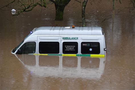 pictures of the horrendous flooding caused by storm dennis wales online