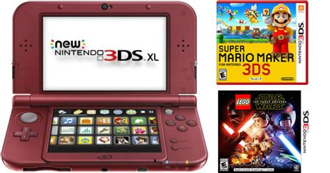 gamestop premium refurbished nintendo new 3ds xl and two games only