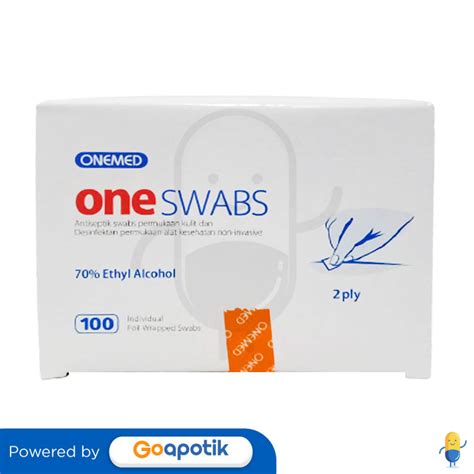 onemed  swabs box  pcs kegunaan efek samping dosis  aturan