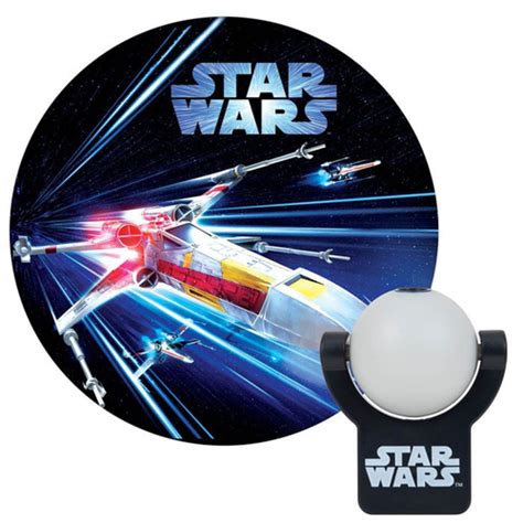 Jasco 43644 Projectable Night Light Star Wars Automatic Plug In X Wing