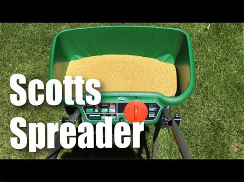 scotts turf builder edgeguard deluxe dlx broadcast lawn   sq ft spreader review