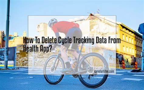 delete cycle tracking data  health app