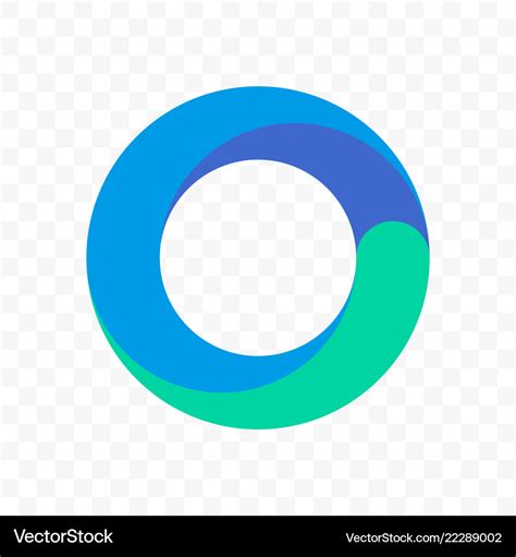 circle blue  icon royalty  vector image
