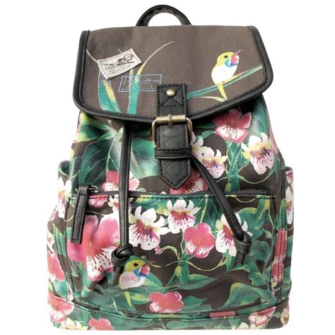 rugzak havana van disaster designs backpack birds  flower print rugzak handtassen tassen