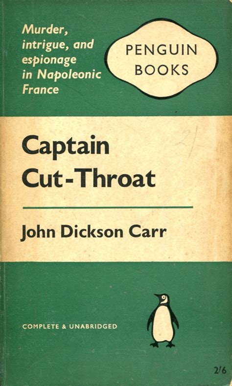 1106 captain cut throat 1955 by john dickson carr the invisible event