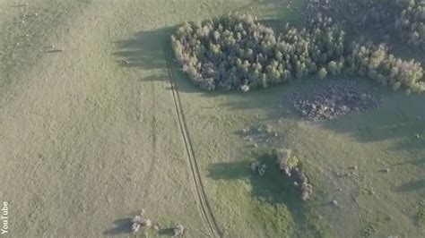 bigfoot captured  drone video  idaho breaking