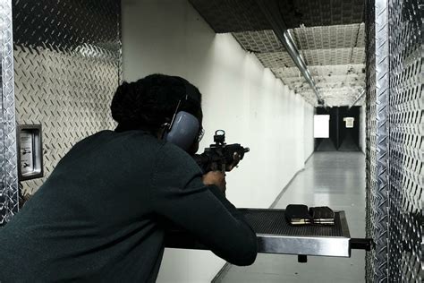 indoor shooting range dimensions    standards