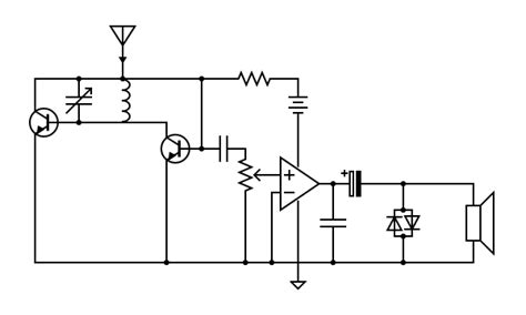 fm radio receiver circuit circuits circuit diagram