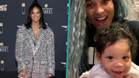 Ciara Gushes Over 4 Month Old Son Win Saying ‘ma Ma’ For