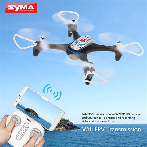 syma xw wifi fpv p hd camera rc quadcopter drone rtf black szwrc