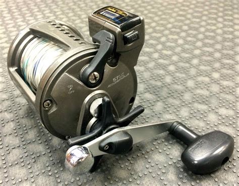 sold daiwa accudepth  lc  counter downrigging reel   colour lead core great