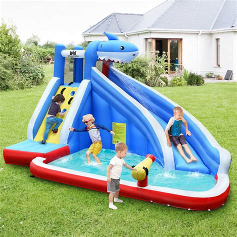 giant spacious kids inflatable blow  water  pool zincera