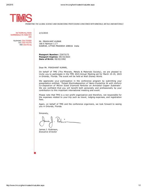 sample invitation letter  executive meeting letter