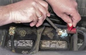clean car battery terminals lead acid battery
