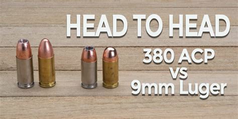 Head To Head 380 Vs 9mm Ammoman School Of Guns Blog