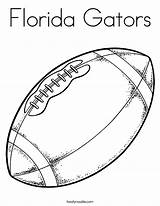 Coloring Gators Florida Football Built California Usa sketch template