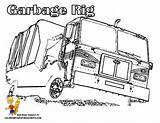 Truck Garbage Coloring Pages Cliparts Kids Trucks Popular Outline sketch template