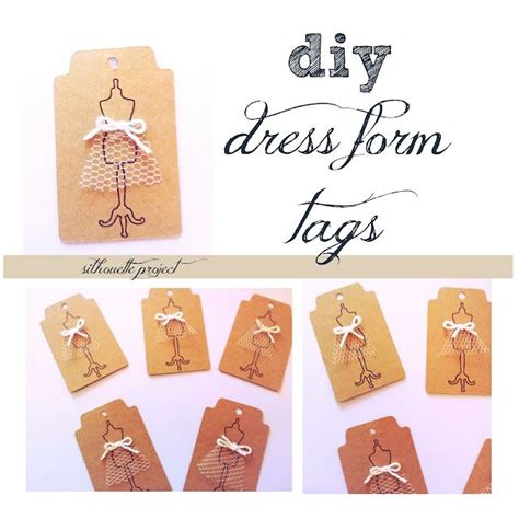 diy dress form tags craft gifts diy gifts form tag scrapbook tag