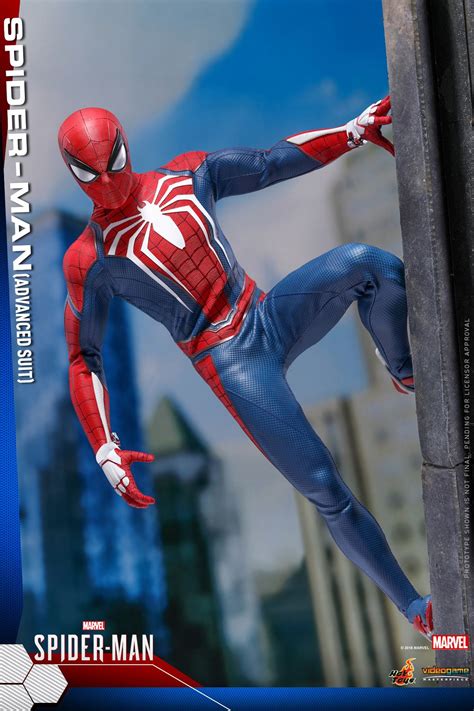 hot toys spider man advanced suit  scale figure  toyark news