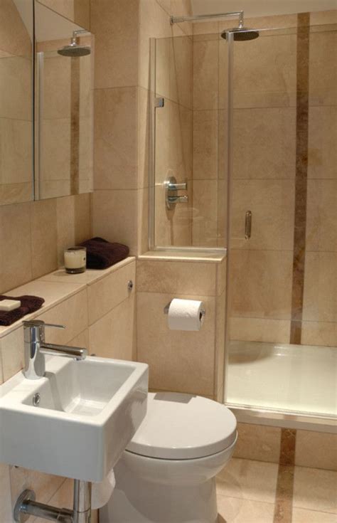 Image Of Decorative Small Bathroom Design Without Bathtub