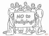 Bullying Coloring Pages Printable Anti Do Bully Find Bullies Colouring Kids Popular Supercoloring sketch template