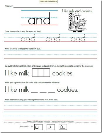 kindergarten primer sight word sentences confessions of a homeschooler